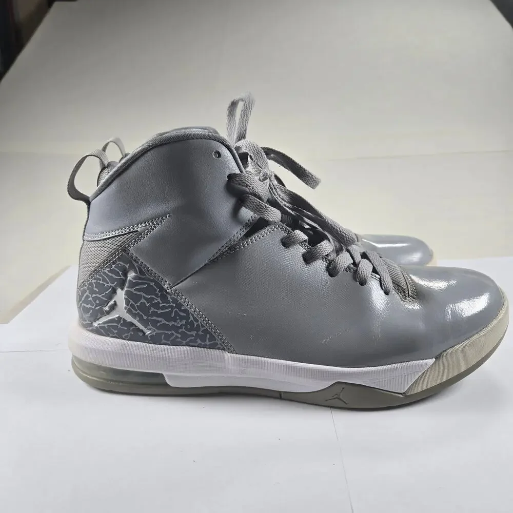 Nike Air Jordan Imminet Gray White Off Court Shoes Men's Size 9.5